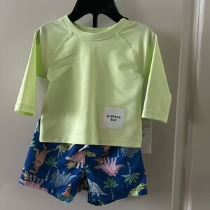 OLD NAVY Baby Boy Swim Set of 2 NWT 0-3mo